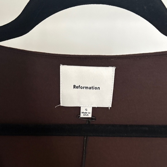 NWT Reformation Kayla knit dress in Mole Size S - Picture 4 of 7